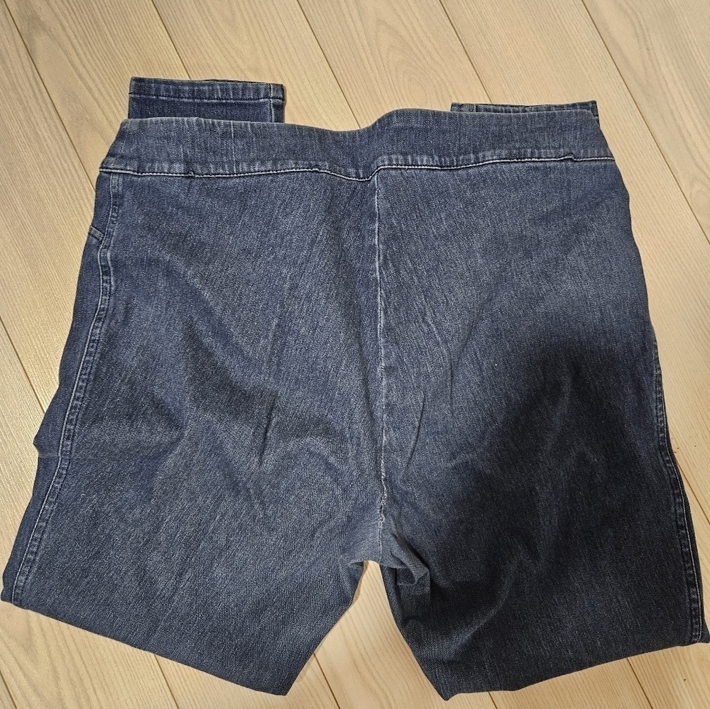 Calvin Klein Womens Large Jeggings Denim Darker Wash Pants Comfortable Stretchy - Picture 5 of 6